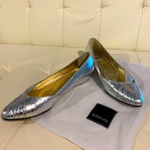 Dolce Vita ballet flats metallic